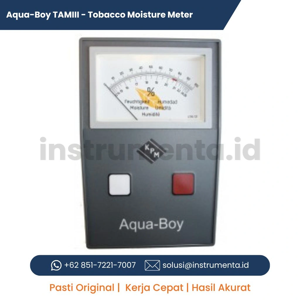 Supplier Aqua-Boy TAMIII Tobacco Moisture Meter Alat Ukur Kadar Air Tembakau High Moisture Industrial Portable